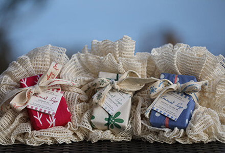 Ramie Wash Cloth & Soap Bundle