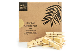 Bamboo Clothes Pegs