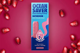 Ocean Saver Bathroom Cleaner - Drop Shake Clean save millions of plastic bottles from landfill